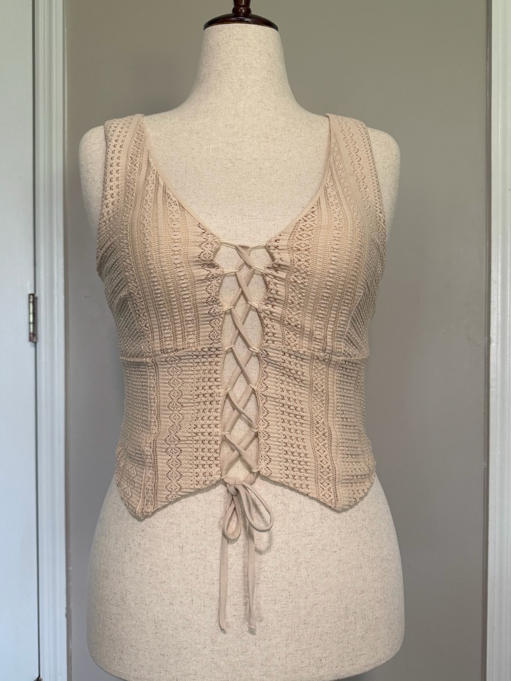 Windsor- Cream Tie Vest